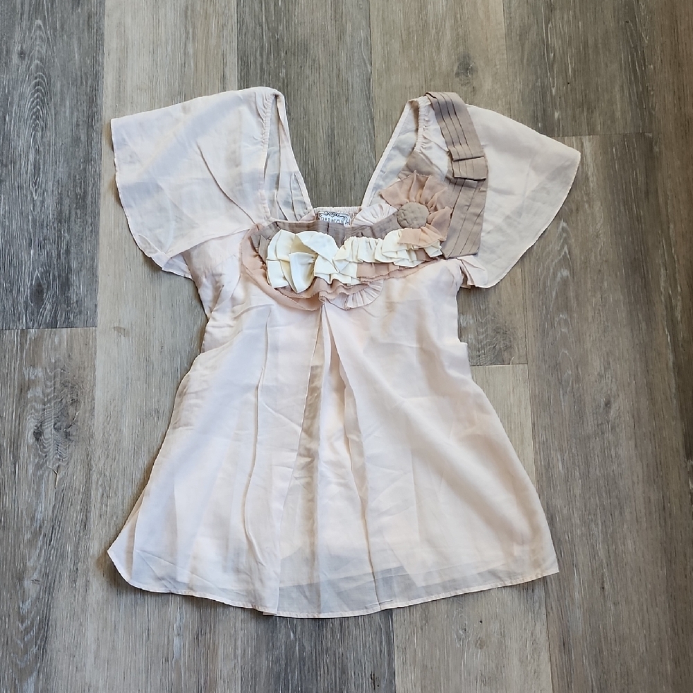 ANTHROPOLOGIE YOANA BARASCHI TOP.